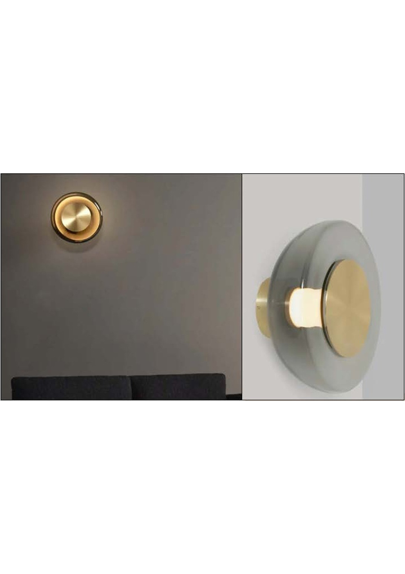 Beyond Lights - Brass Wall Sconce- GL